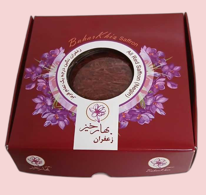 زعفران بهارخیز نگین تمام قرمز بهارخیز قوطی یک مثقالی ( 4.6 گرم )